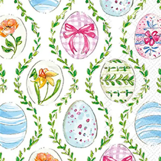 Easter Bunny Eggs Guest Towels
