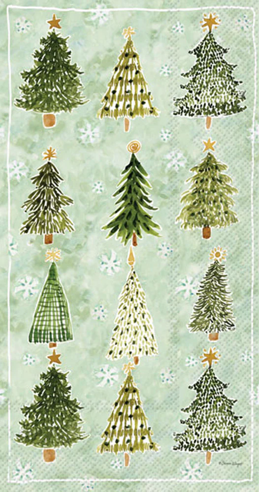 CHRISTMAS TREE Guest Towel
