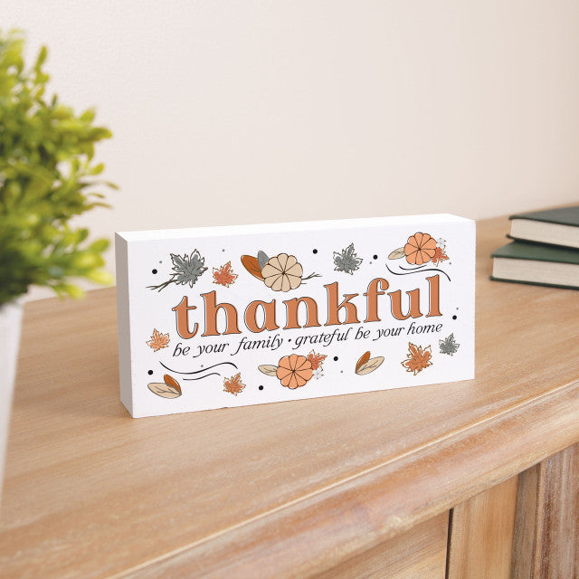 Thankful Block Sign
