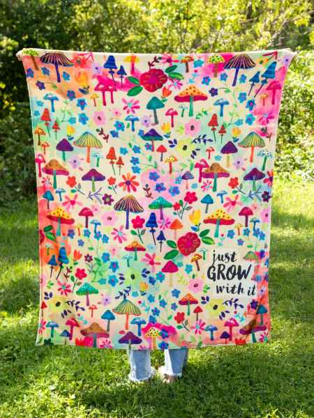 Just Grow With It Cozy Blanket