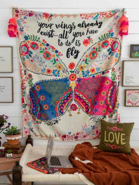 Your Wings Exist Cozy Blanket