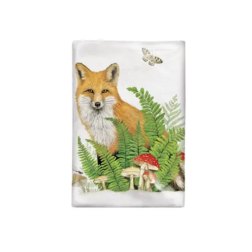 Fox in Ferns Flour Sack Towel