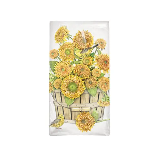 Sunflower Bushel Flour Sack Towel