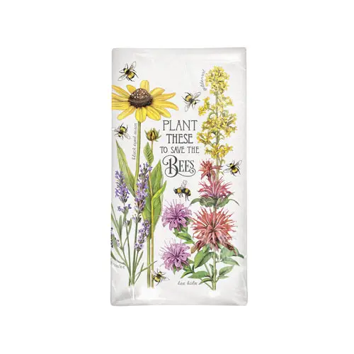 Save the Bees Flour Sack Towel
