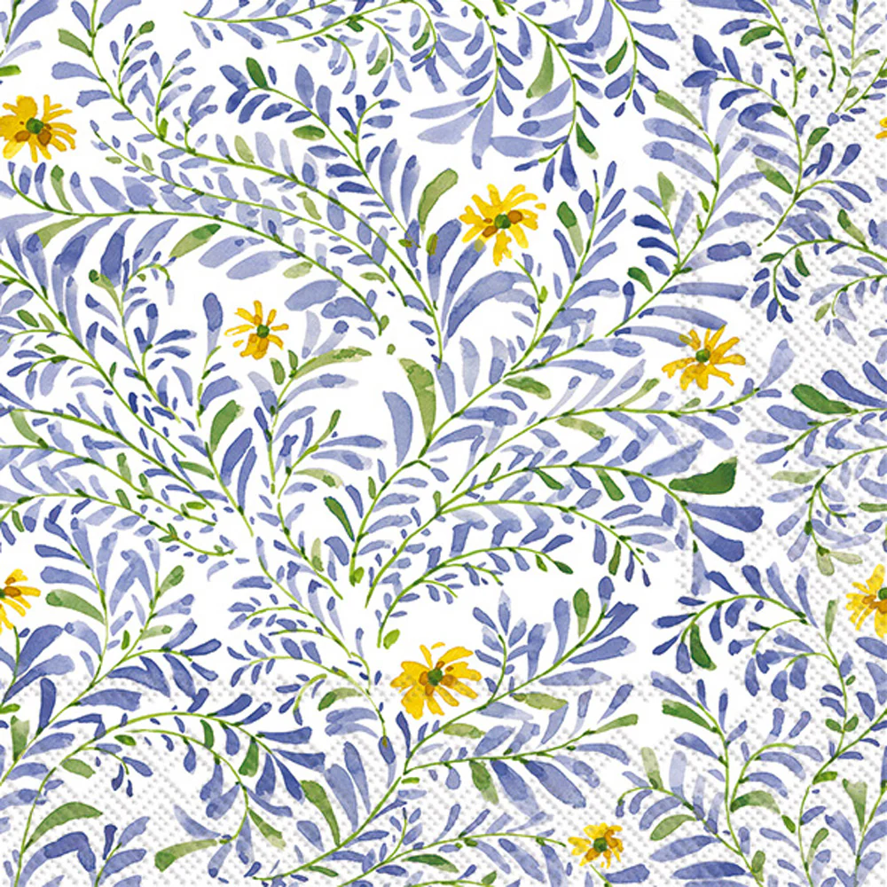 Blue Branches Beverage Napkins