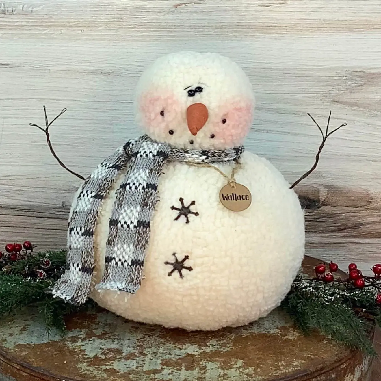 WALLACE THE WOOLY SNOWMAN