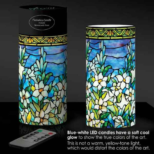 FIELD OF LILLIES FLAMELESS CANDLE