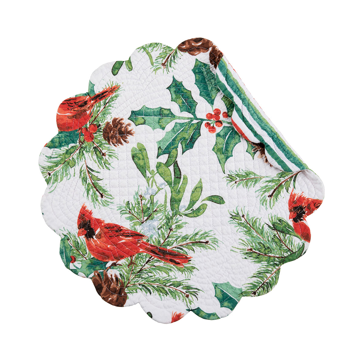 Cardinal Round Placemat 17"