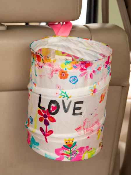 LOVE Car Trash Bag