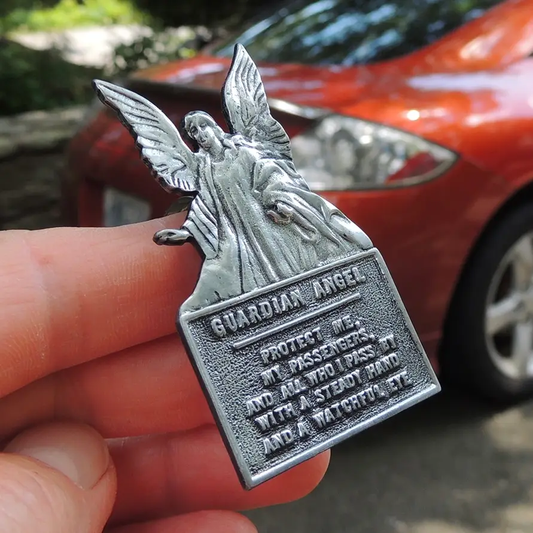 Motorist Guardian Angel Visor Clip