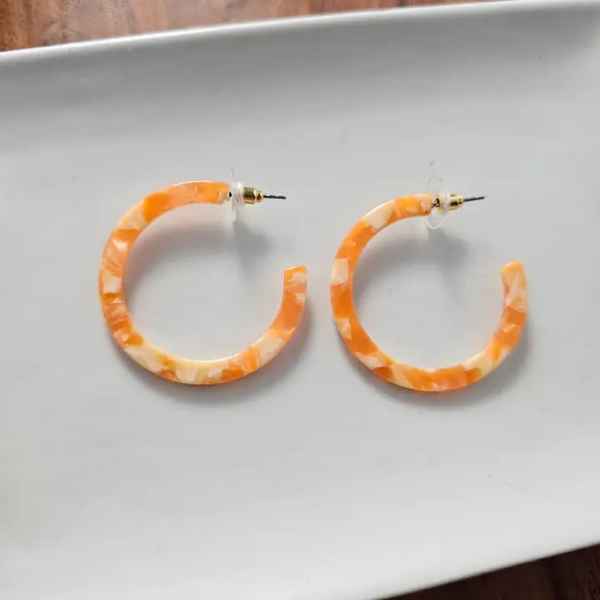 Orange Camy Hoops