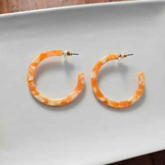 Orange Camy Hoops