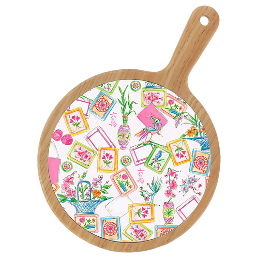 MAHJONG ALLOVER Cheeseboard