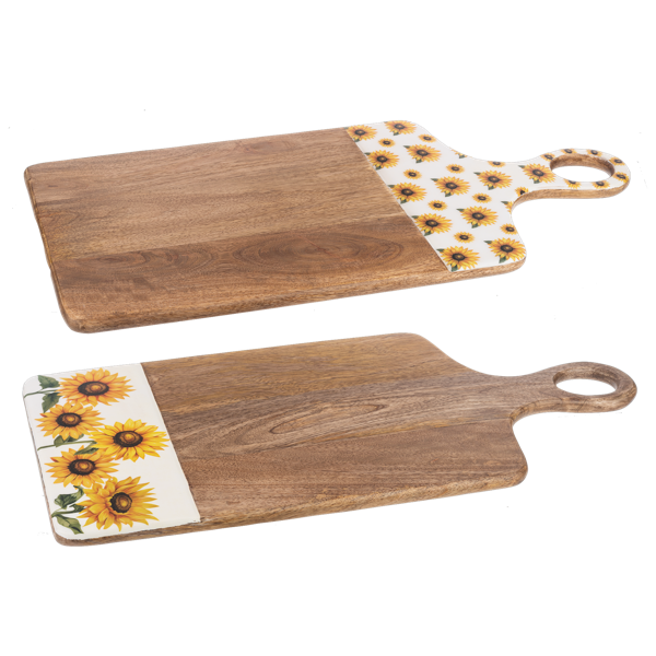 Sunflower Cutting Board - Asst