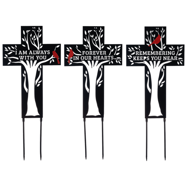 Cardinal Cross Stake