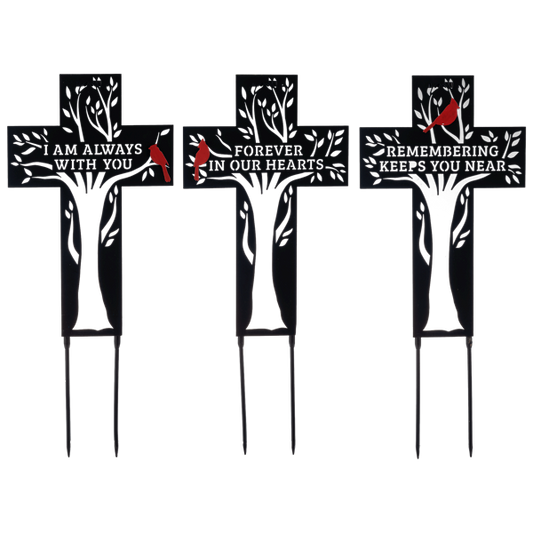Cardinal Cross Stake