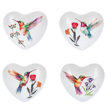 HUMMINGBIRD CHIME HEART