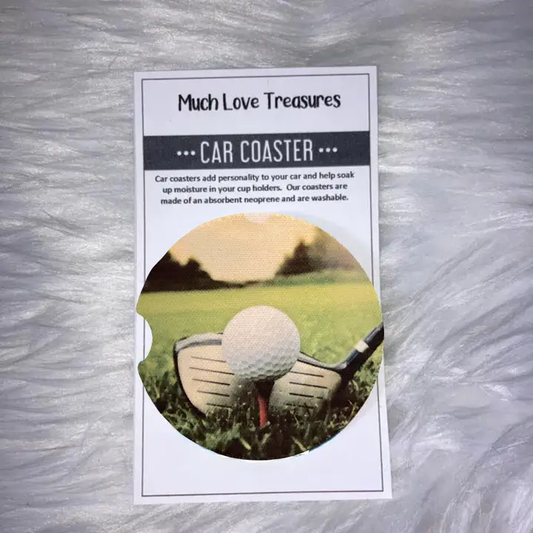 Golf Drive Car Coaster