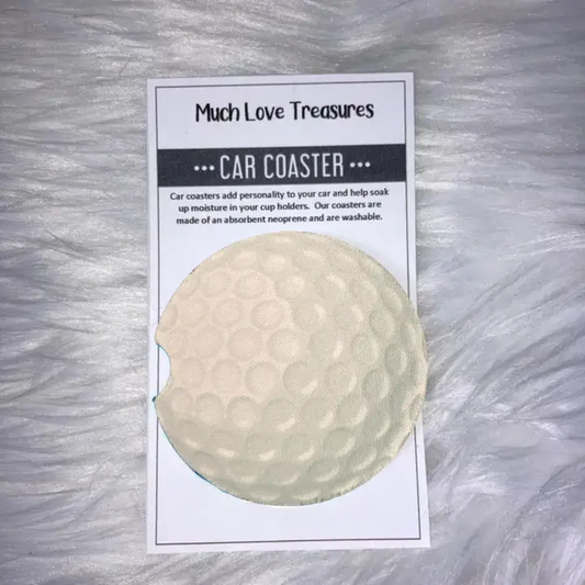 Golf Ball Car Coaster