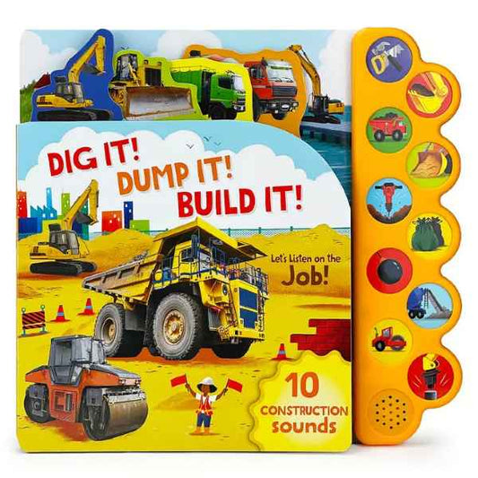 10 CONSTRUCTION SOUNDS Book