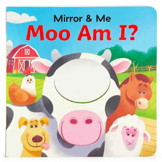 Moo Am I Mirror Board Book