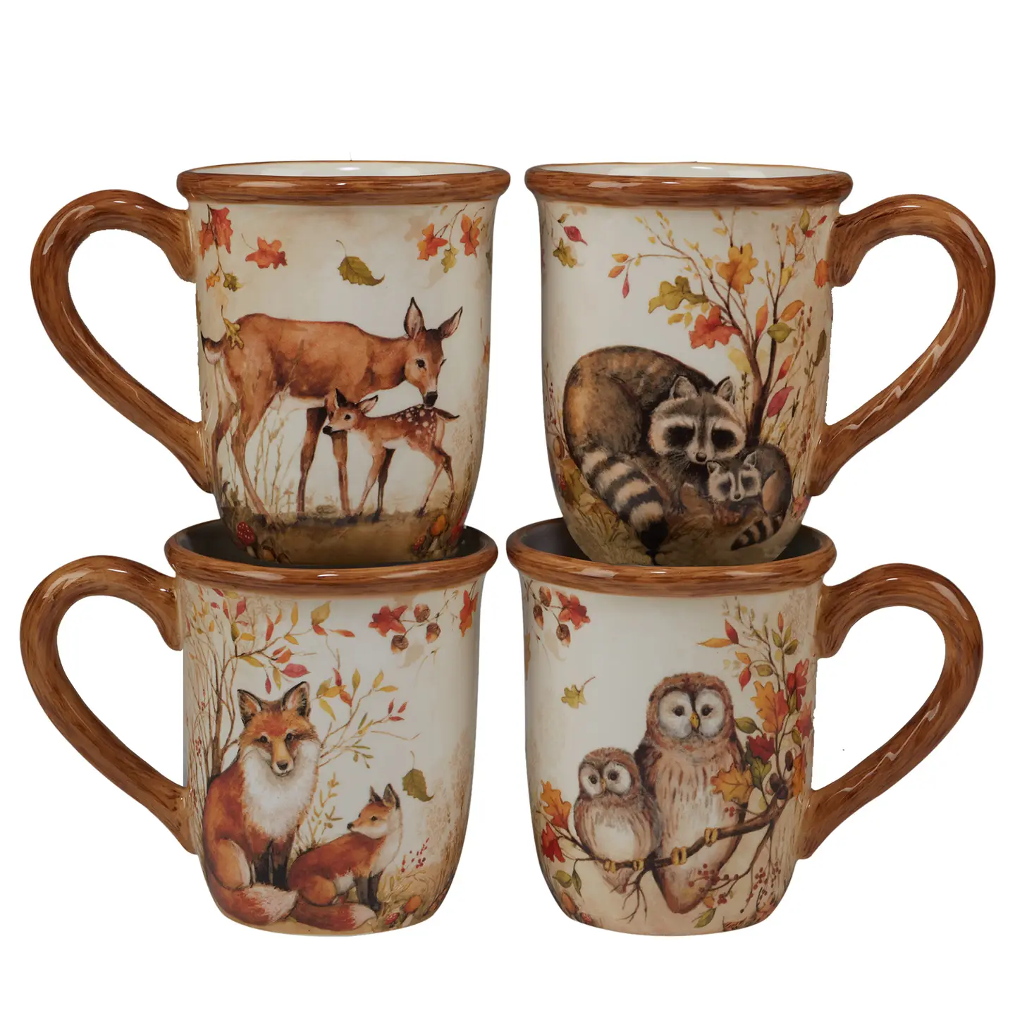 16OZ Pine Forest Critter Mug