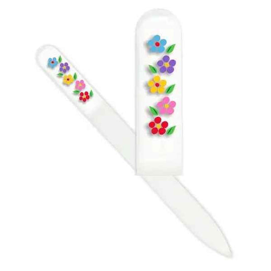 5 Multi Color Flower Crystal File