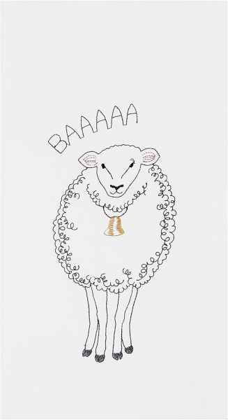 *Baaaaa Flour Sack Towel