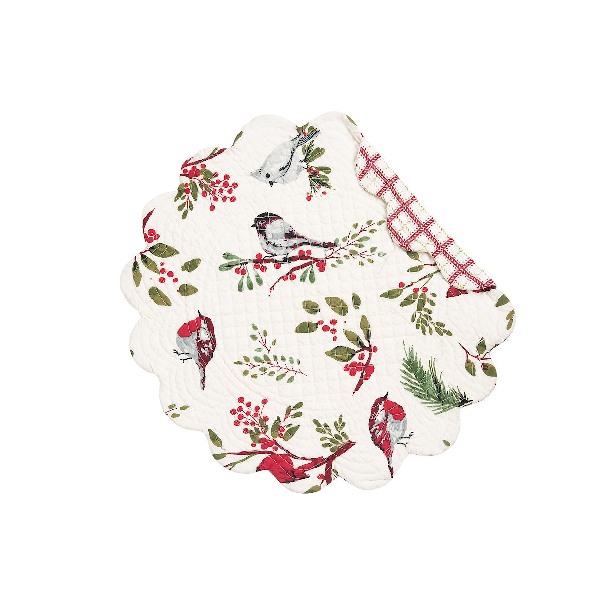 Round placemat Sprig Birds