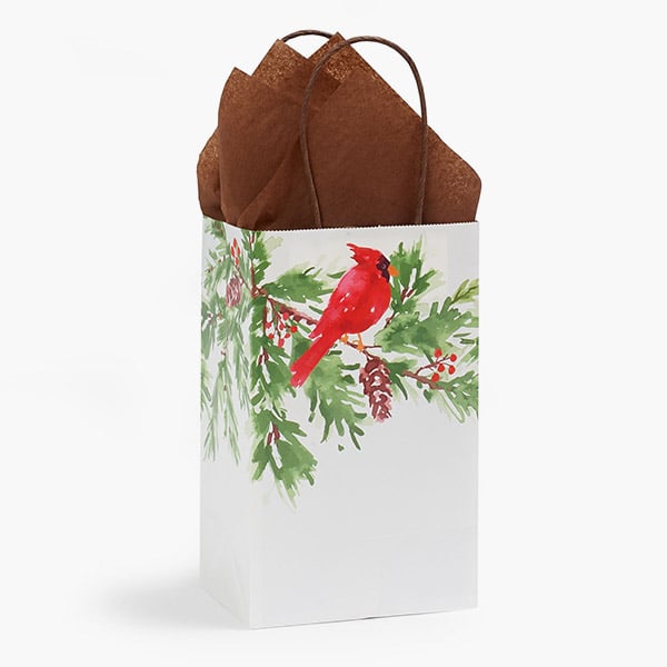 Christmas Cardinal Rose Bag