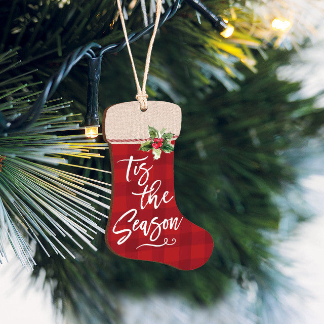 Tis the Season Stocking Ornament
