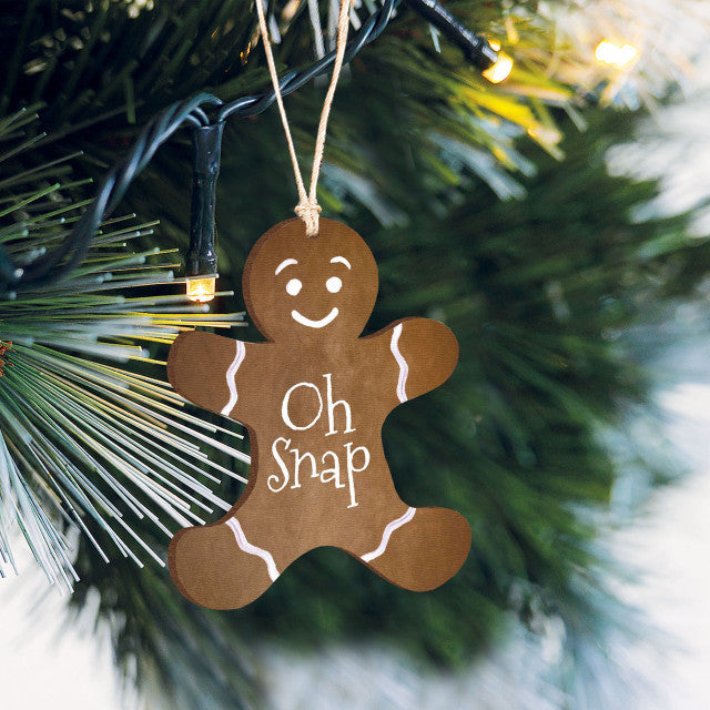 Oh Snap Gingerbread Ornament