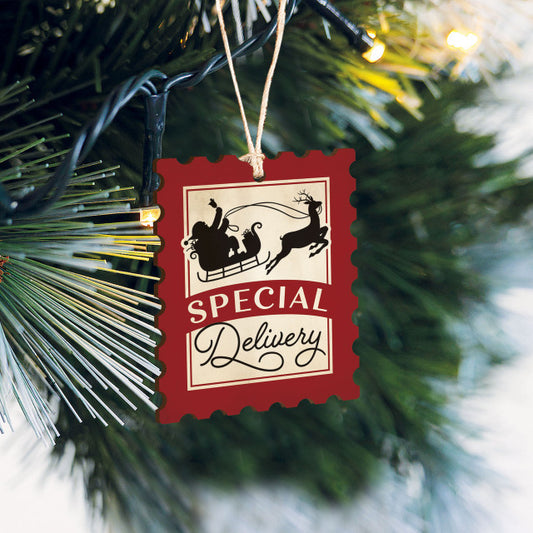 Mini Special Delivery Christmas Ornament