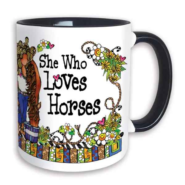 Loves Horses Mug