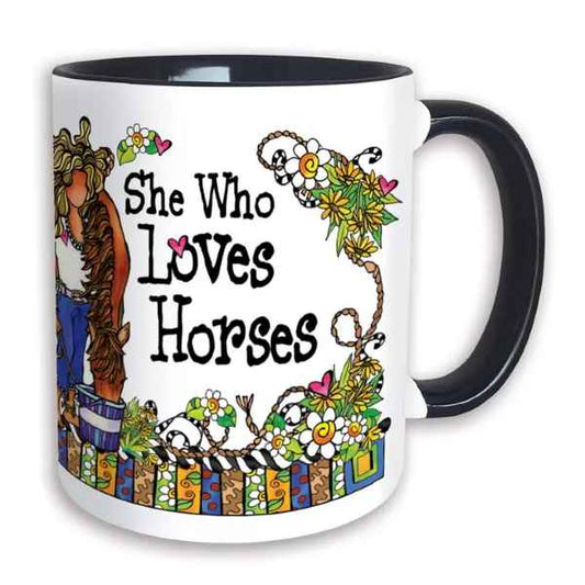 Loves Horses Mug