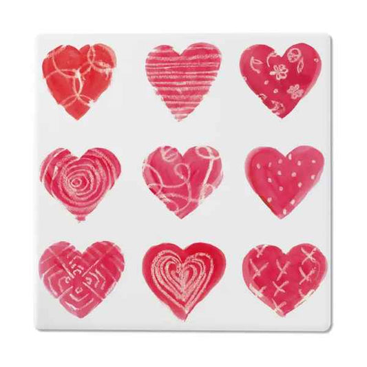 HEARTS & MORE CERAMIC COASTER
