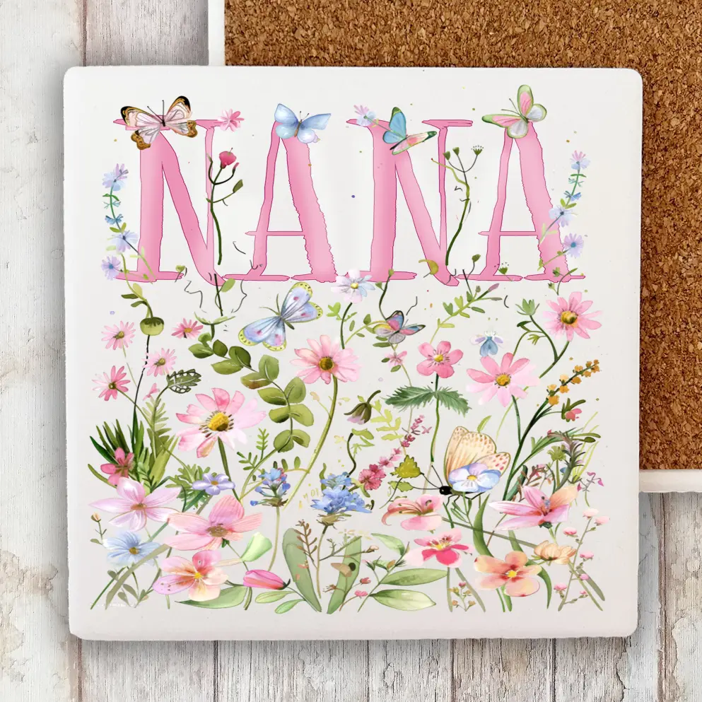 NANA FLORAL STONE COASTER