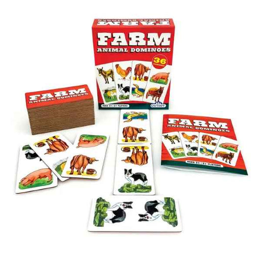 Farm Animals Dominoes Game