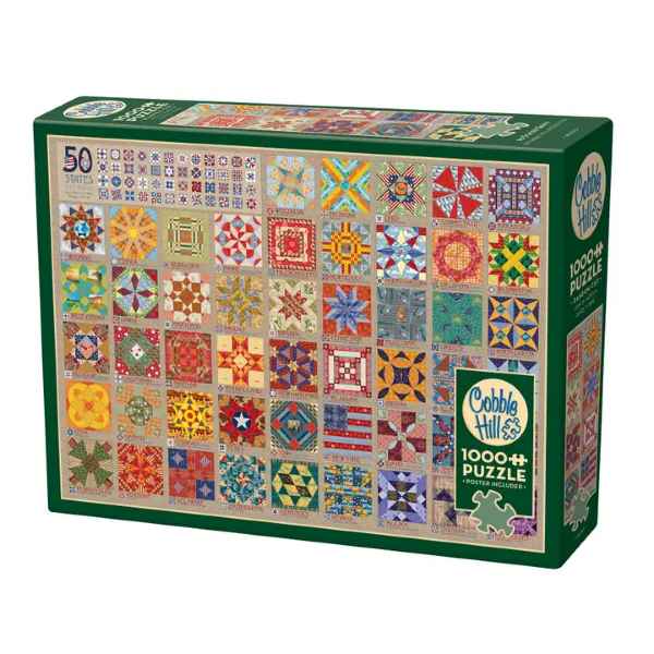 50 States Quilt 1000PC Puzzle