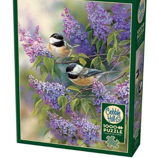 Chickadees & Lilacs 1000PC Puzzle