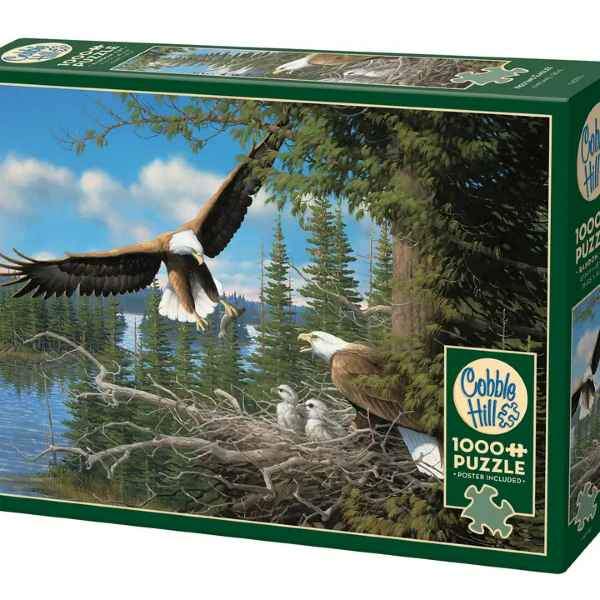 Nesting Eagles 1000PC Puzzle