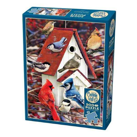 Winter Birdhouse 500PC Puzzle