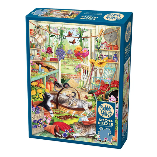 Potting Shed Cats 500PC Puzzle