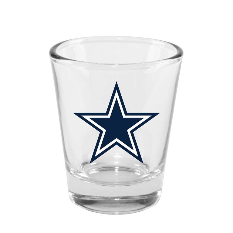 COWBOYS Clear Shot Glass