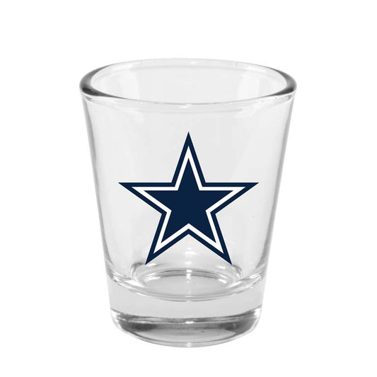 COWBOYS Clear Shot Glass