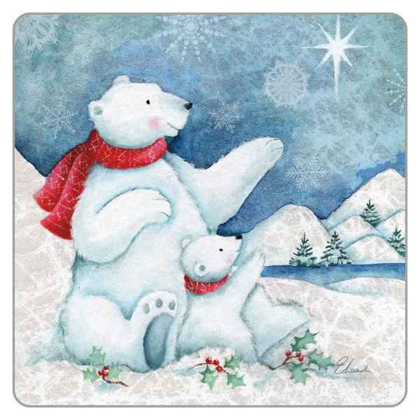 Polar Bears Coaster