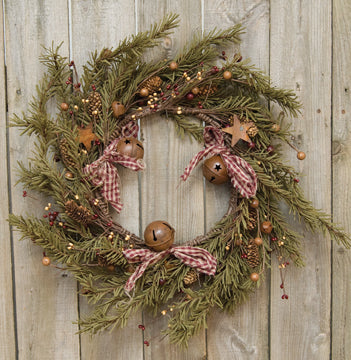 18" Rustic Pine Wreath