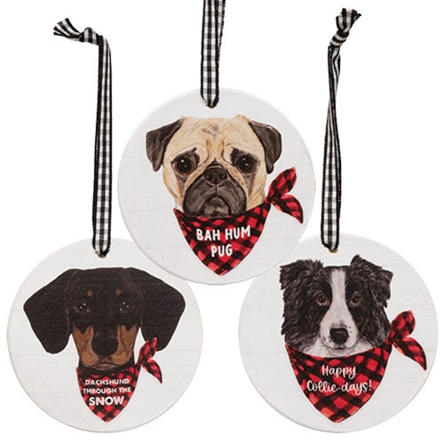 Dog Round Ornament