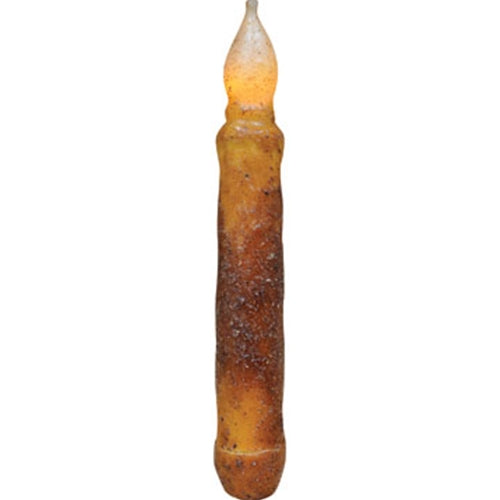 6" Burnt Mustard Taper