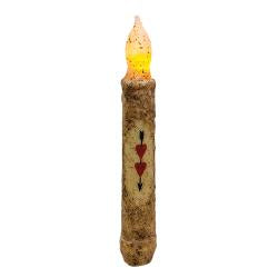 Burnt Ivory Heart TIMER TAPER